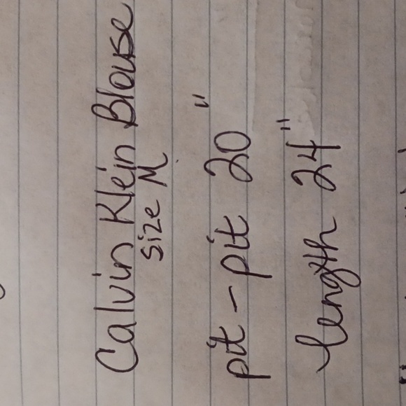 Calvin Klein Black Stripe Wrap Style Blouse - Picture 14 of 14